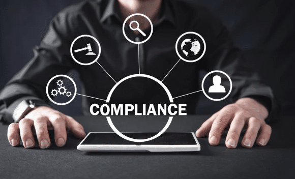 A man showing the difference elements of compliance for reasonable compensation